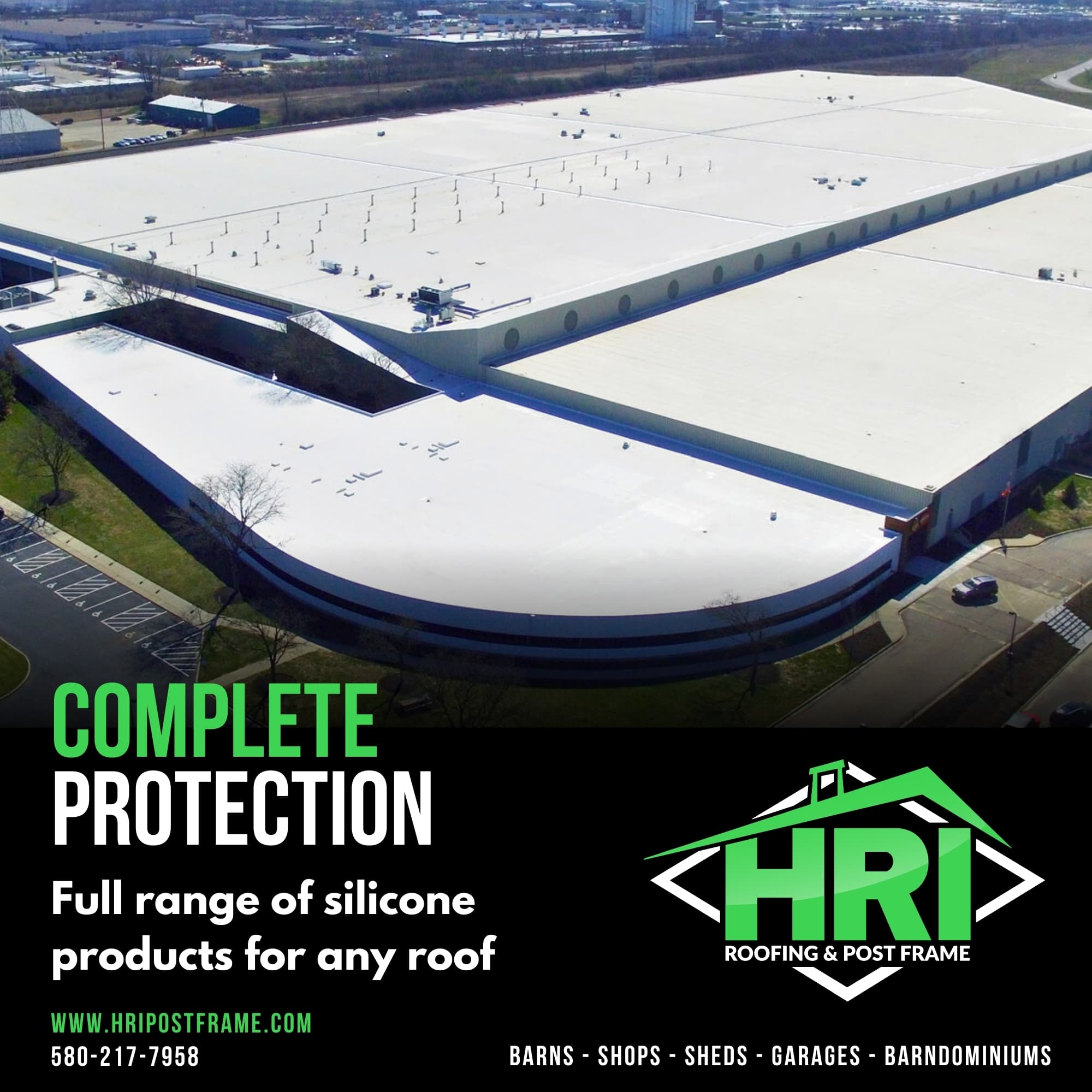 Explore HRI’s Comprehensive Line of Silicone Roof Coatings, Sealants, and Primers